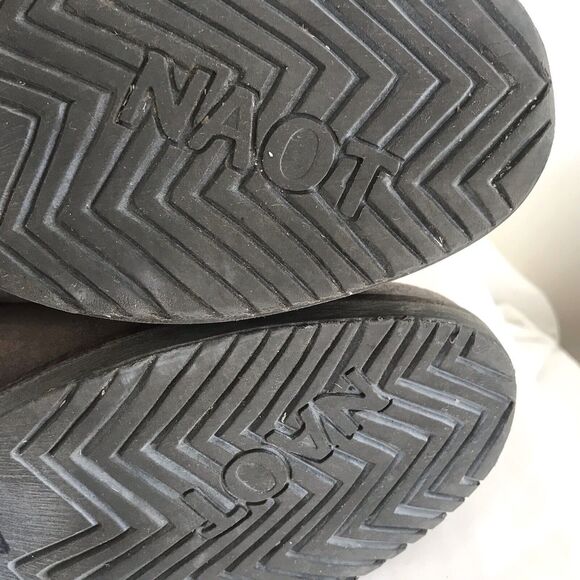 Naot Wander Leather Ankle Double Zip Brushed Suede Bootie Boho Chic EU39 L8 US - Picture 10 of 11